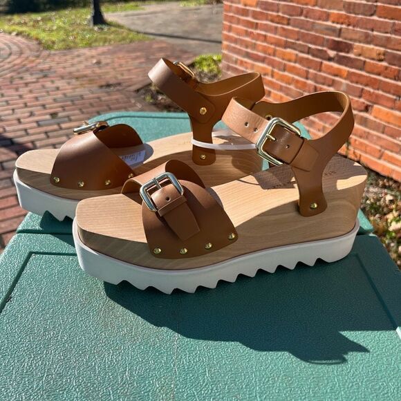 Stella McCartney Elyse Wedge Platform Sandals NWT - Picture 10 of 11